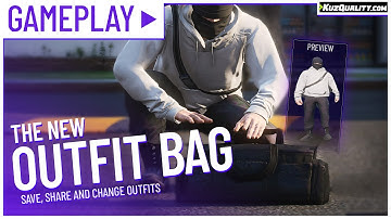 FiveM Script Gameplay | Outfit Bag 2.0 [Standalone, ESX, QBCore] | KuzQuality