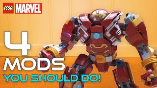 4 SIMPLE Mods For Your LEGO MARVEL Hulkbuster!