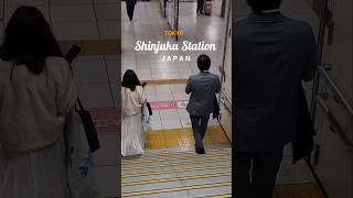 SHINJUKU STATION MOST BUSIEST STATION ON EARTH WITH 200 EXITS 50 PALTFORMS 3.5 MILLION PEOPLE DAILY