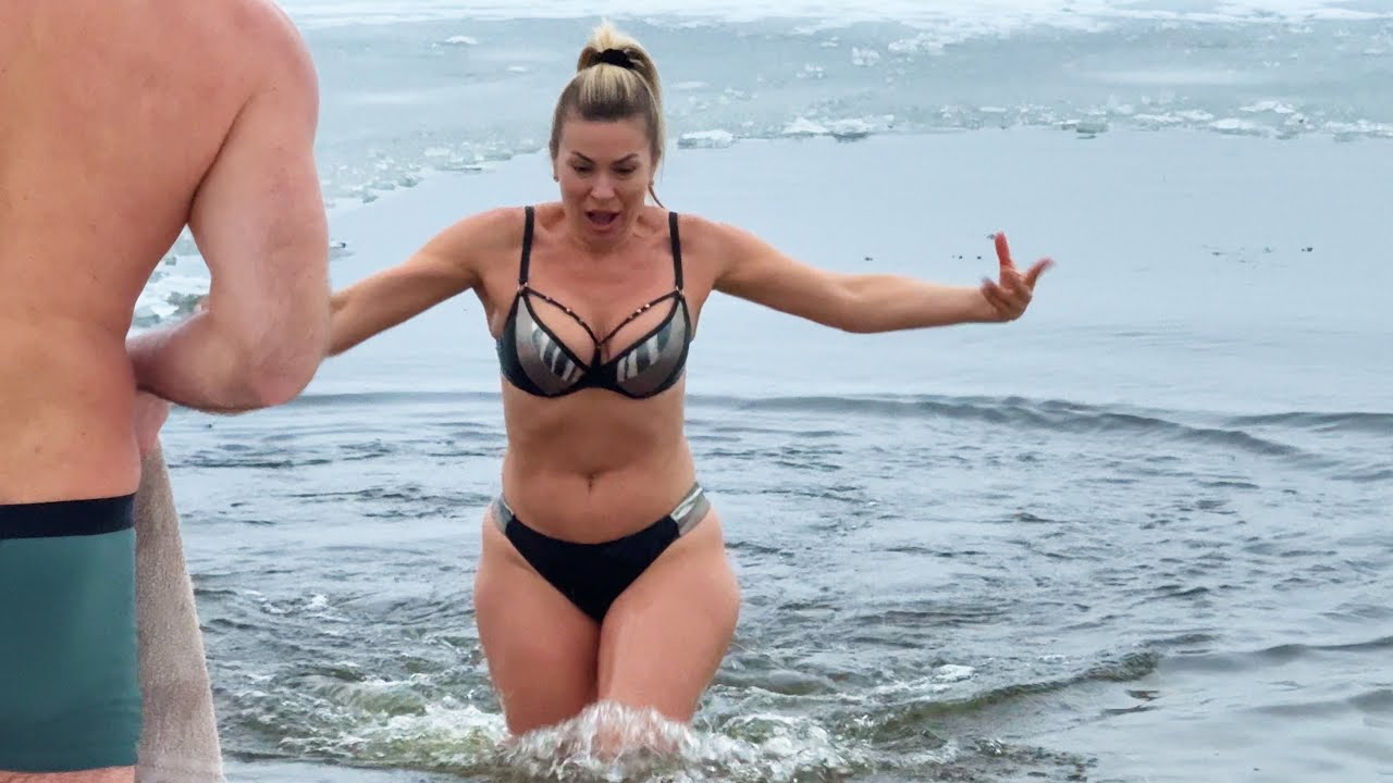 Epiphany bathing 2026 | BEAUTIFUL WOMEN BATHING IN ICE WATER | SWIMMING WINTER #12 
