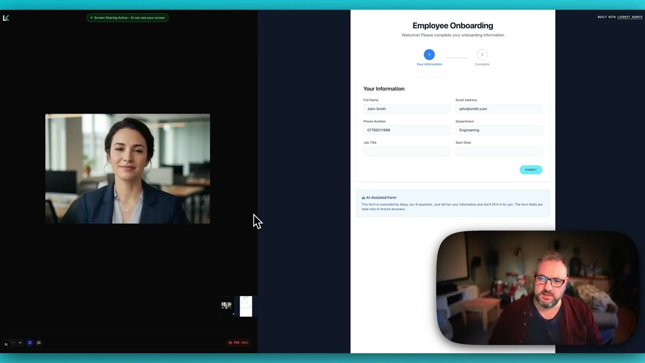 Build an AI Onboarding Assistant with Anam Avatar, LiveKit & Gemini Live