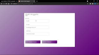 Tugas Pemrograman Web Lanjut: Membuat Web Perpustakaan Sederhana Banget Menggunakan PHP