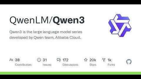 GitHub - QwenLM/Qwen3: Qwen3 is the large language model series developed by Qwen team, Alibaba C...
