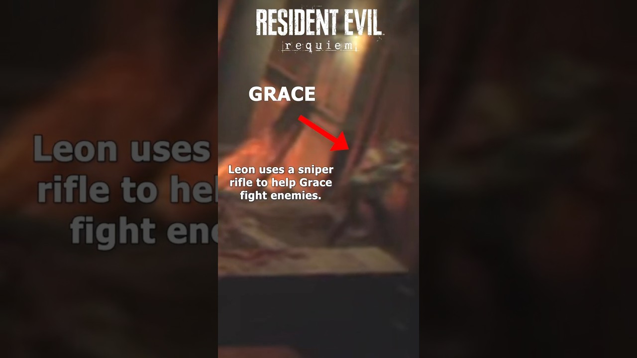 Leon Covers Grace - RESIDENT EVIL 9 REQUIEM Gameplay Walkthrough 