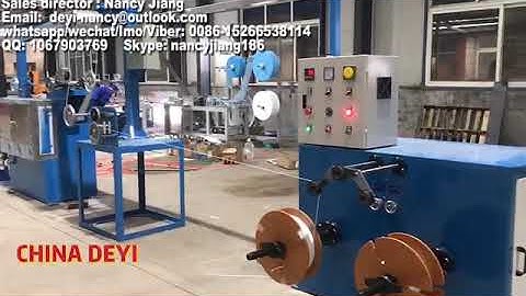 Plastic metal wire nose bridge strip making machine, Face mask nose clip machine5