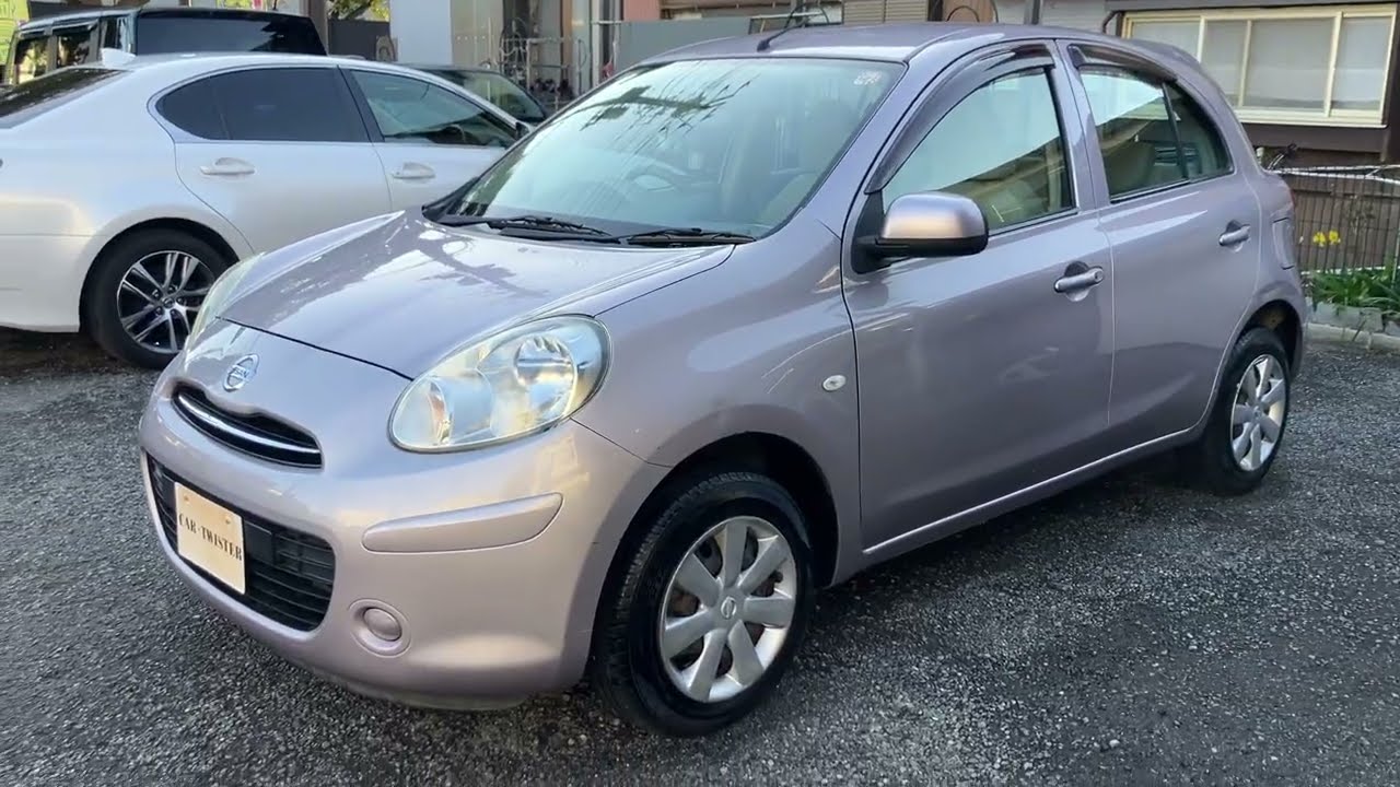 平成２３年７月登録マーチ１．２X　禁煙車　ナビ　フルセグ　Bカメラ　スマートキー　走行４５９３７キロ　管轄内登録時お支払総額２１．８万円