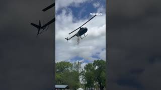 Helicopter drops Easter eggs filled with candy #foxnews #news #us #fox