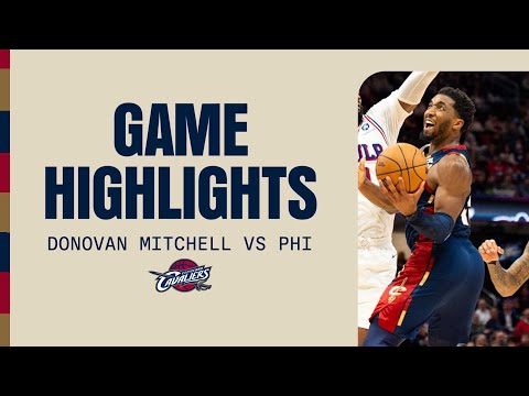 Cavs vs Sixers | Donovan Mitchell Highlights | 11.5.2025