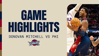 Cavs Vs Sixers Donovan Mitchell Highlights 11.5.2025