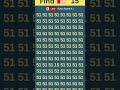 You have find 15 in 51 Part 5 #shortsviral #trending #part5 #15 #51