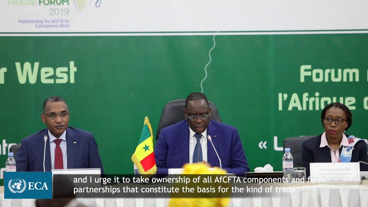 Senegal's president on role of the private sector in the AfCFTA # ...