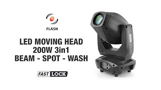 LED MOVING HEAD 200W 3in1 BEAM-SPOT-WASH