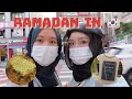 fasting in korea - a ramadan vlog, tteokbokki buffet, online classes, mini shopping haul