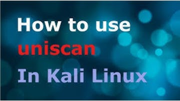 How to find website vulnerabilities || uniscan