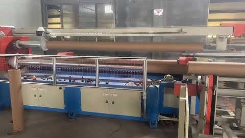 three shafts paper tube cutting machine