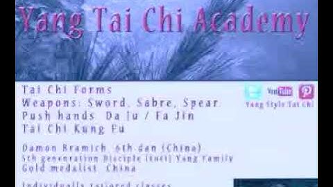 Fu Zhong Wen Part 2 Yang Family Tai Chi 85 Form with Yang Cheng Fu images