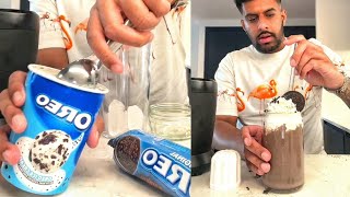 How To Make Oreo Ice Cream Milkshake | OREO Recipe