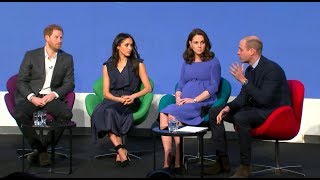 Prince William, Kate Middleton, Prince Harry & Meghan Markle discuss the Royal Foundation | 5 News