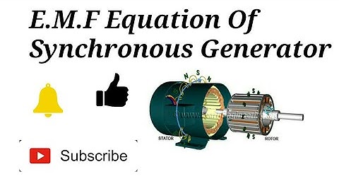 Emf Equation Of Synchronous Generator