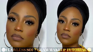 In-depth GO-TO FLAWLESS SOFT GLAM EVERYDAY MAKEUP TUTORIAL FOR Beginners  + Nude Lip Combo For #WOC screenshot 2