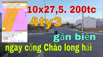 NGAY NÚT GIAO CAO TỐC.  CỔNG CHÀO LONG ĐIỀN VÀ CỔNG CHÀO LONG HẢI. SÁT QL55.  GIÁ NGỘP