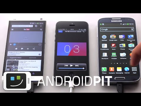 Samsung Galaxy S4 vs HTC One M7 vs iPhone 5 - Performance da Bateria [COMPARATIVO]