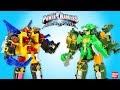 Power rangers ninja steel dx megazord rumble tusk jouet toy review bandai noel 2018