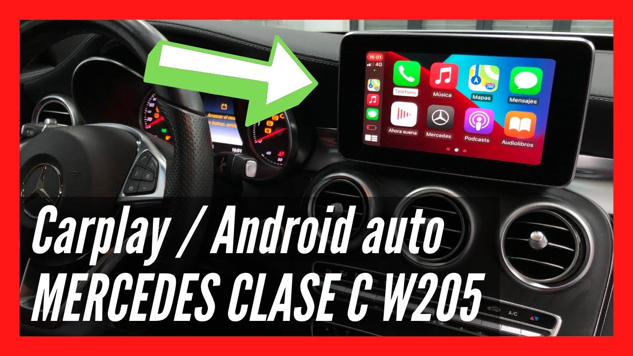 INSTALAR CARPLAY EN MERCEDES C W205 💡 YouTube