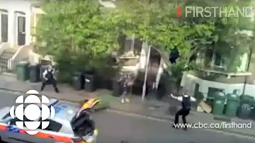 UK Cops Disarm Man Wielding A Machete Firsthand CBC UK Cops Disarm Man Wielding A Machete Firsthand CBC