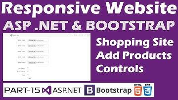 Responsive Website-ASP.NET&Bootstrap-Part 15-Online Shopping Site - Add Products - Form Designing