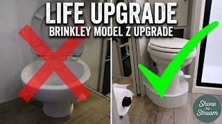 Brinkley Model Z 3420 Dometic 320 Toilet Upgrade