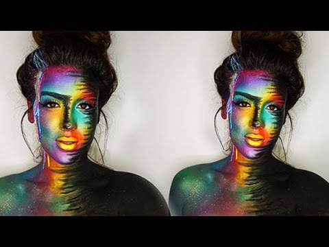 Makeup Forever Inspiration Body Paint - YouTube