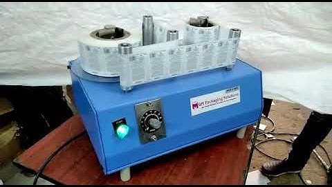 Table Top Label Rewinding Machine