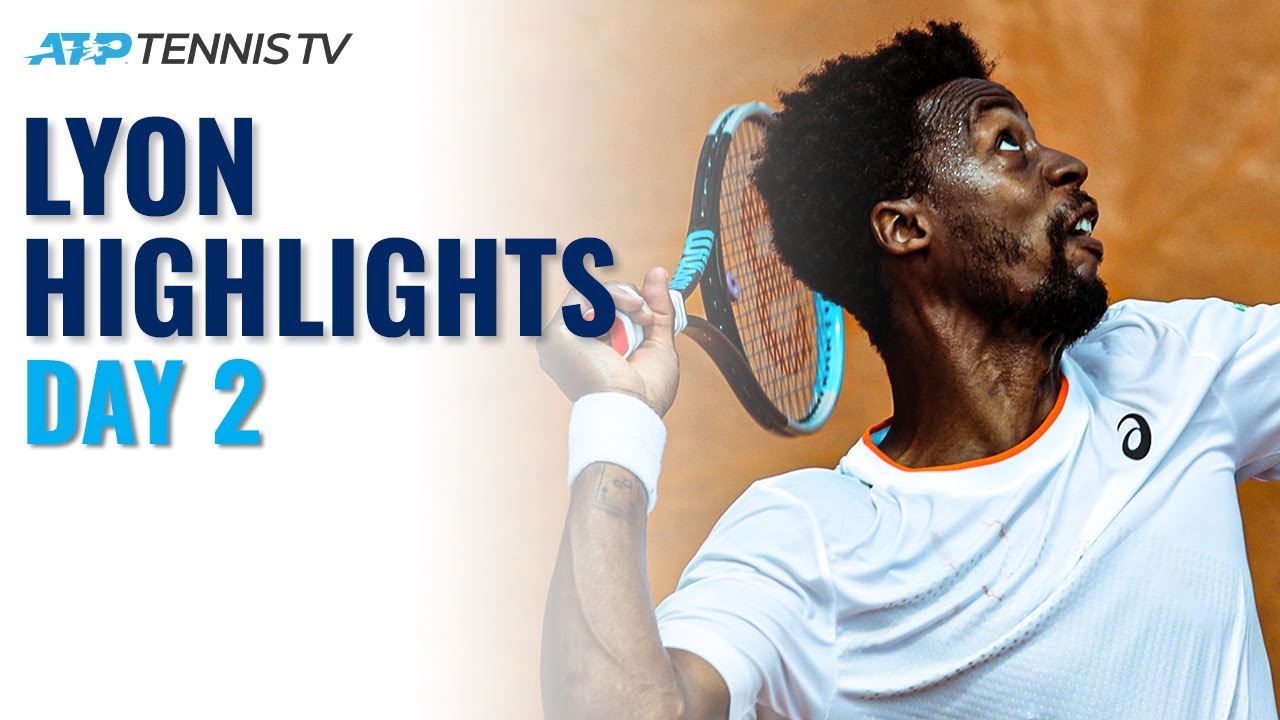 Auger-Aliassime and Musetti Lock Horns; Monfils, Tsonga Back in Action Lyon 2021 Highlights Day 2