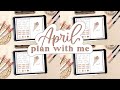 APRIL DIGITAL BULLET JOURNAL PLAN WITH ME | April 2022 IPad Plan With Me | GoodNotes Digital Planner