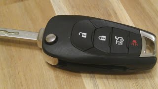 chevy cruze / sonic / spark key fob remote battery change - easy diy replacement