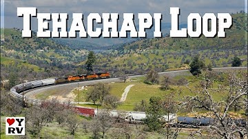 Checking out the Famous Tehachapi Railway Loop in Southern California