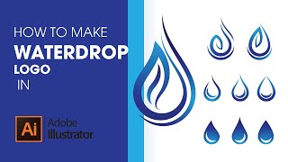 How to Make Waterdrop Logo /icon in Adobe illustrator