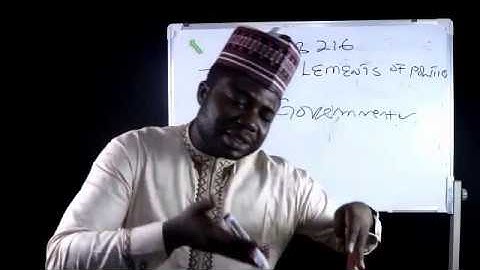 PUB 216: STUDY SESSION ONE