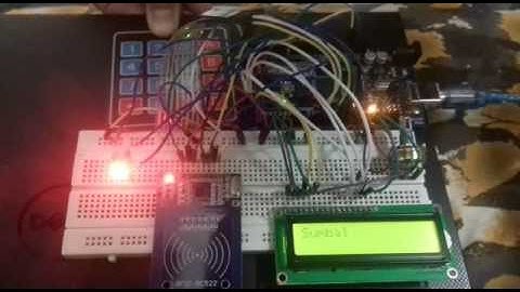 Arduino 2-in-1 Door Lock using RFID and PIN code - Demo