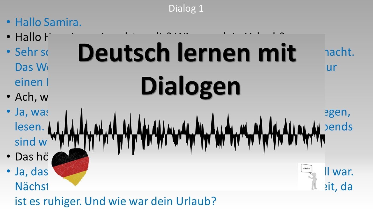 Deutsch lernen mit Dialogen A2