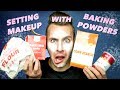 Using BAKING POWDERS to set my MAKEUP | SO SURPRISED! | PopLuxe