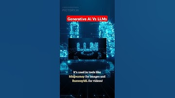 Generative AI vs LLMs! #deepseek #chatgpt #midjourney #viralshort #codewithdamu