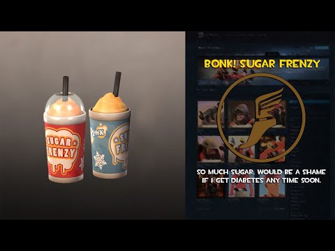 TF2 Workshop Weapon Demonstration: Bonk! Sugar Frenzy