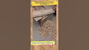 Peanut Shelling Tool: A Farmer