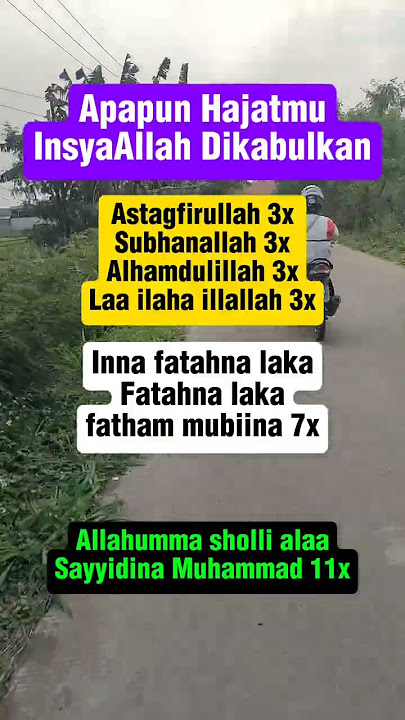 Apapun Hajatmu Akan di kabulkan