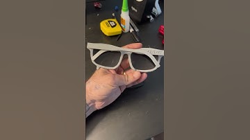 We finished our 3d printable sunglasses #3dprinting #diy #fashion