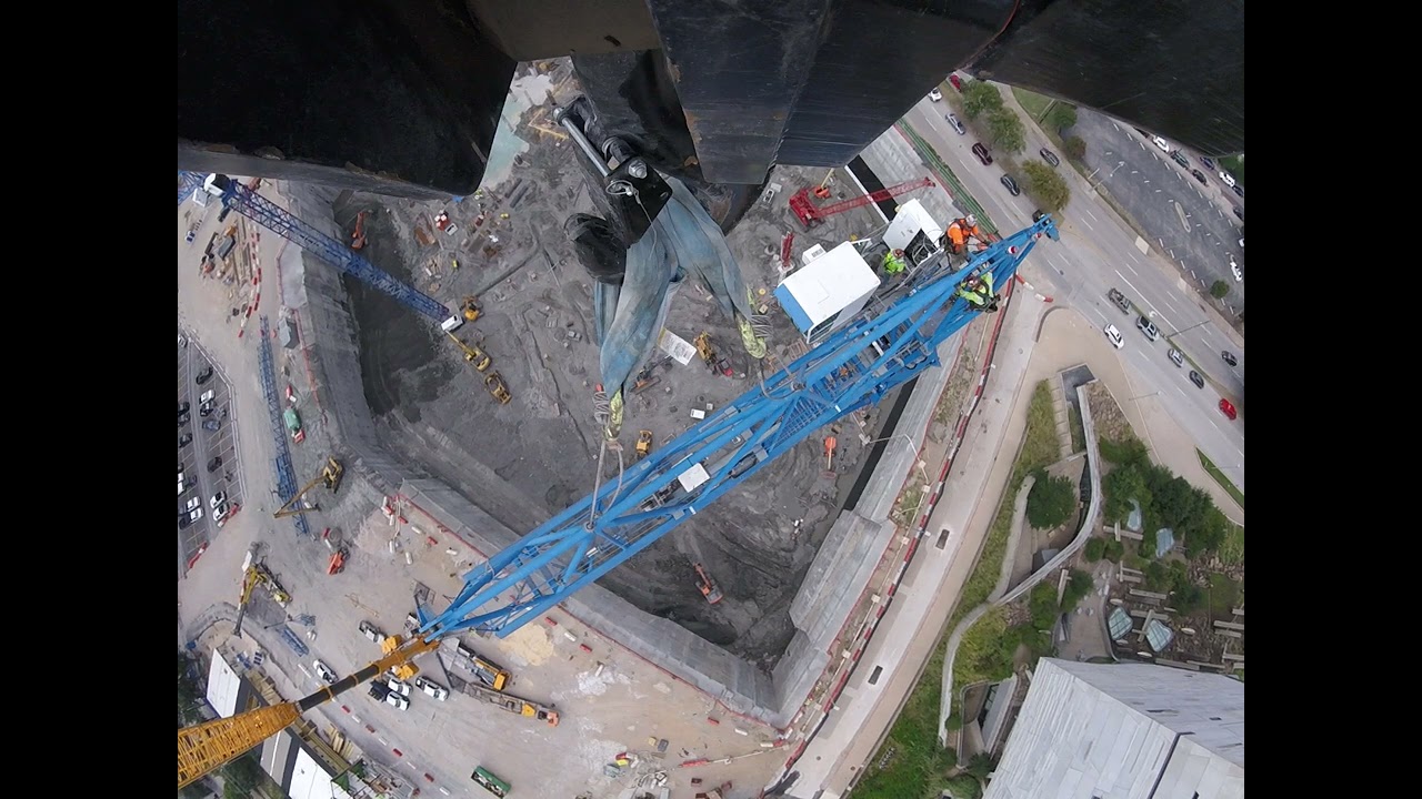 Davis Crane Service and Team Heede Expertly Assemble a Tower Crane Part 2