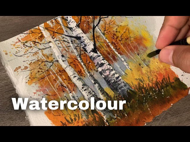 Easy watercolor tutorials — summer sun home art, therapeutic