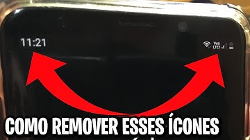 Como ocultar os ícones da Barra de Status (Wi-fi, Rede, Bateria, Relógio) - 2024
